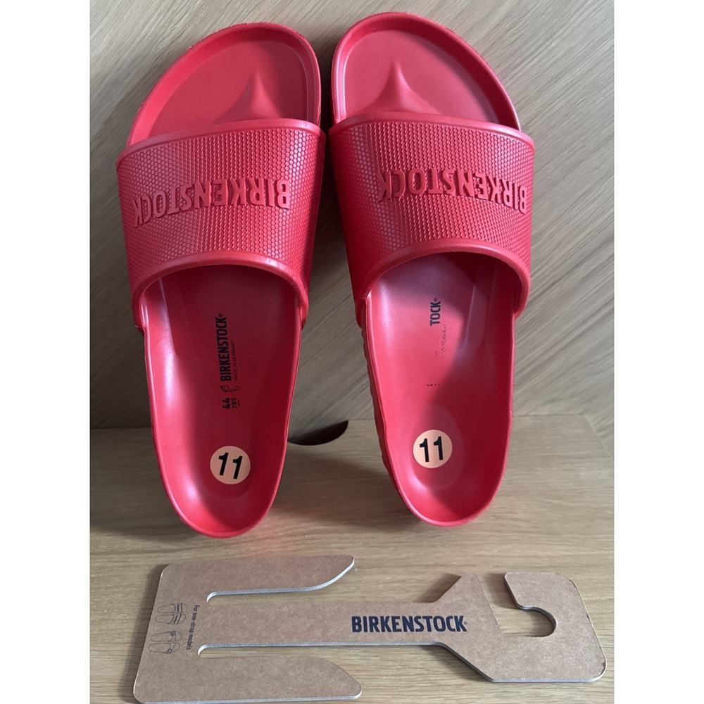 Birkenstock Barbados EVA Slide Sandals‎ Beetroot Red Mens 11 EU 44 Waterproof